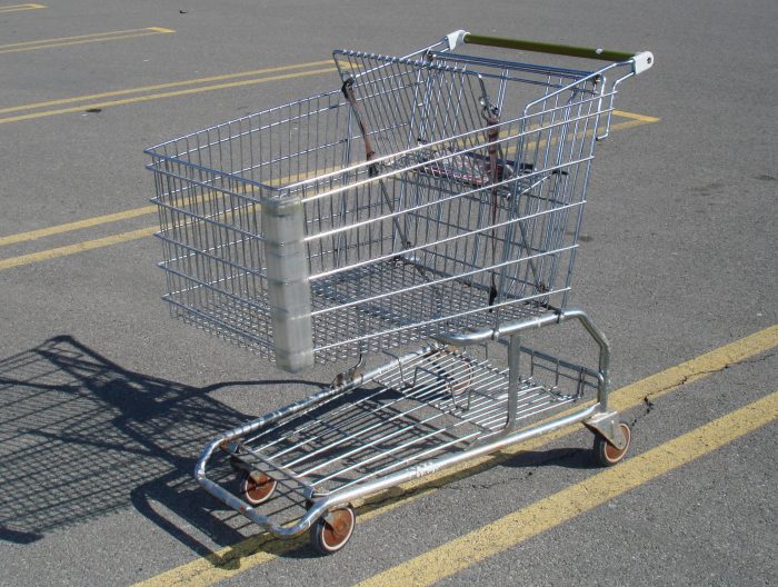 Abandoned shopping cart