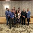 City of Madera Transit Center Project team show off their award plaque at APWA awards luncheon